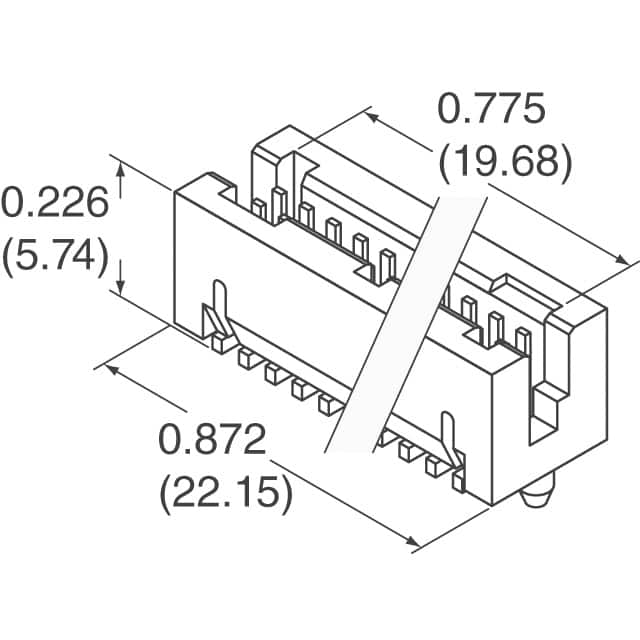 87409-115LF Amphenol ICC (FCI)  Headers Male Pins